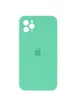 Чохол Silicone Case Square Full Camera Protective (AA) для Apple iPhone 11 Pro Max (6.5 ") Зелений / Spearmint