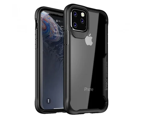 TPU+PC чехол iPaky Luckcool Series для Apple iPhone 11 Pro Max (6.5") Черный