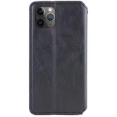 Кожаный чехол-книжка GETMAN Cubic (PU) для Apple iPhone 11 Pro Max (6.5") Черный