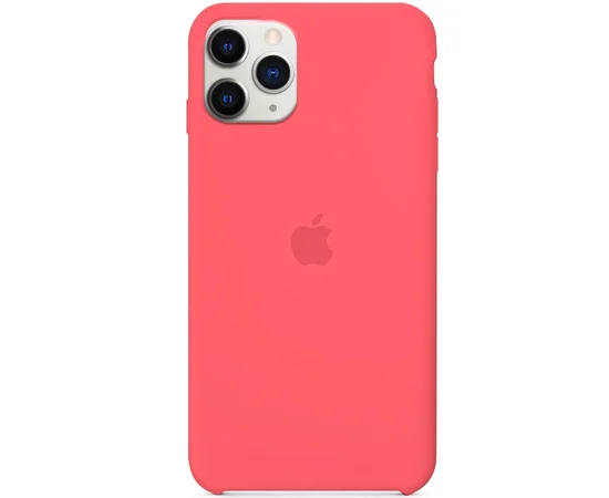 Чехол Silicone Case (AA) для Apple iPhone 11 Pro Max (6.5") Арбузный / Watermelon red