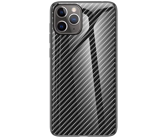 TPU+Glass чехол Twist для Apple iPhone 11 Pro Max (6.5") Черный