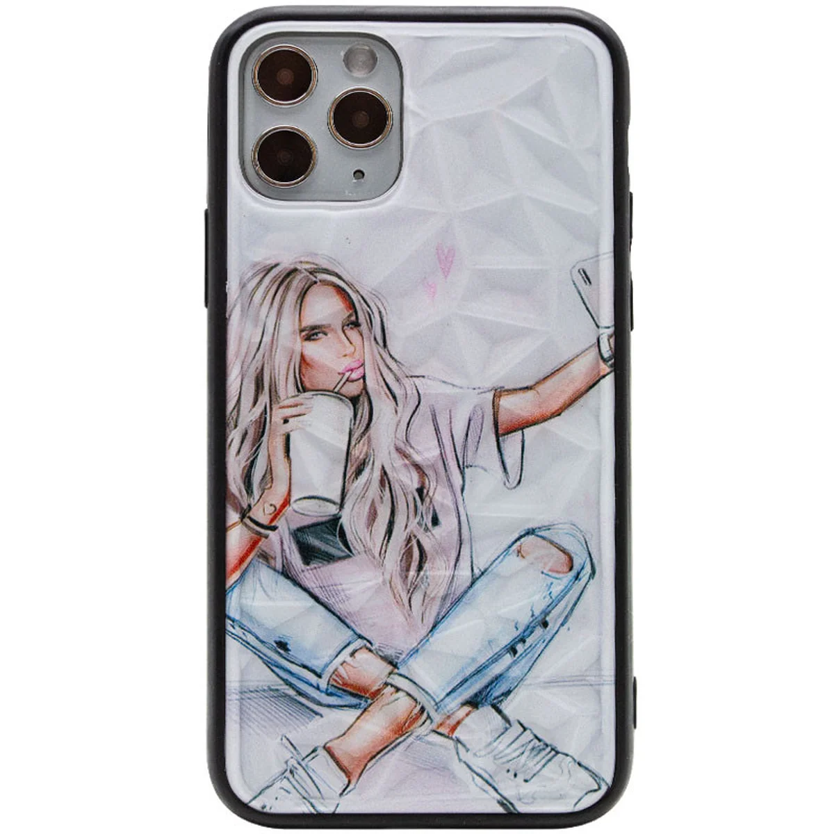 TPU+PC чехол Prisma Ladies для Apple iPhone 11 Pro Max (6.5") Selfie