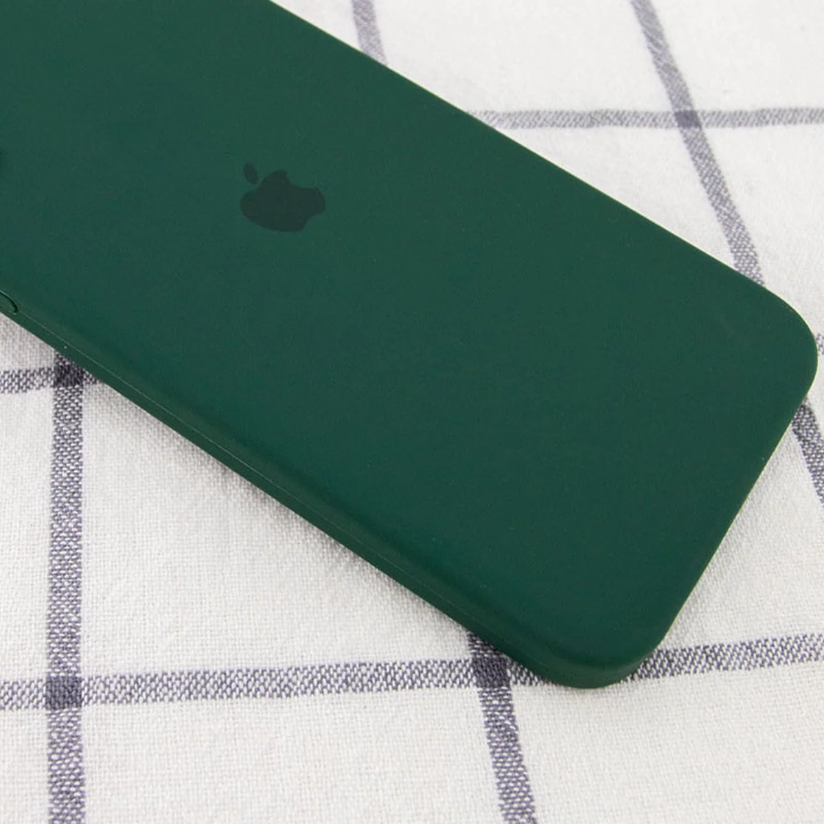 Чехол Silicone Case Square Full Camera Protective (AA) для Apple iPhone 11 Pro Max (6.5") Зеленый / Dark green
