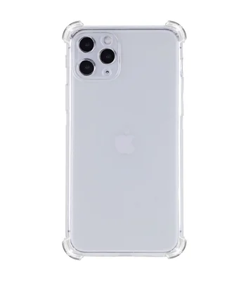 TPU чохол GETMAN Ease logo посилені кути для Apple iPhone 11 Pro Max (6.5 ") Прозорий / Transparent