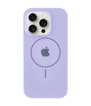 Чехол Silicone Case Full Protective (AA) with MagSafe для Apple iPhone 11 Pro Max (6.5") Сиреневый / Dasheen