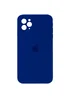 Чехол Silicone Case Square Full Camera Protective (AA) для Apple iPhone 11 Pro Max (6.5") Синий / Deep navy