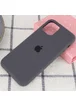 Чохол Silicone case (A) (з закритим низом) для Apple iPhone 11 Pro Max (6.5 ") Сірий / Dark Grey