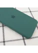 Чехол Silicone Case Square Full Camera Protective (AA) для Apple iPhone 11 Pro Max (6.5") Зеленый / Pine green