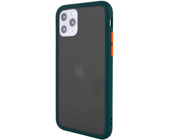 TPU чехол LikGus Maxshield для Apple iPhone 11 Pro Max (6.5") Сине-Зеленый / Marine Blue