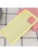 Чехол Silicone Case (AA) для Apple iPhone 11 Pro Max (6.5") Желтый / Mellow Yellow
