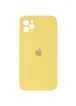 Чехол Silicone Case Square Full Camera Protective (AA) для Apple iPhone 11 Pro Max (6.5") Желтый / Canary Yellow