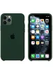 Чехол Silicone Case (AA) для Apple iPhone 11 Pro Max (6.5") Зеленый / Forest green
