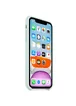 Чехол Silicone case (AAA) для Apple iPhone 11 Pro Max (6.5") Серо-голубой / Seafoam