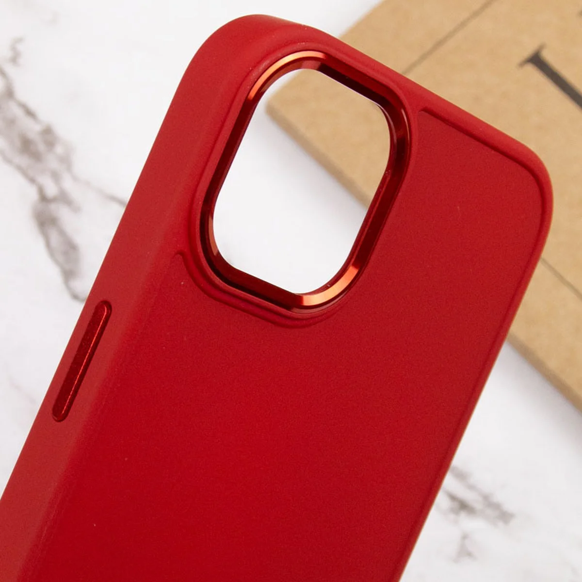 TPU чохол Bonbon Metal Style для Apple iPhone 11 Pro Max (6.5") Червоний / Red