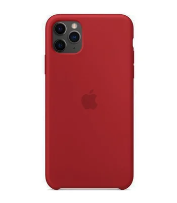 Чохол Silicone case (A) для Apple iPhone 11 Pro Max (6.5 ") Бордовий / Maroon