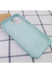 Чехол Silicone Case Square Full Camera Protective (AA) для Apple iPhone 11 Pro Max (6.5") Бирюзовый / Light Turquoise
