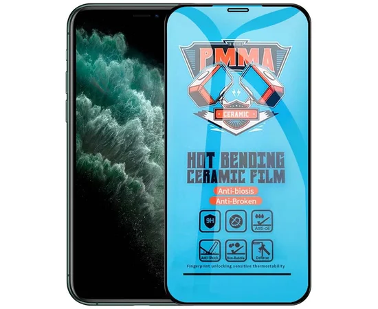 Защитная пленка Ceramics Pro 3D (тех.пак) для Apple iPhone 11 Pro Max / XS Max (6.5") Черный