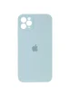 Чехол Silicone Case Square Full Camera Protective (AA) для Apple iPhone 11 Pro Max (6.5") Бирюзовый / Light Turquoise