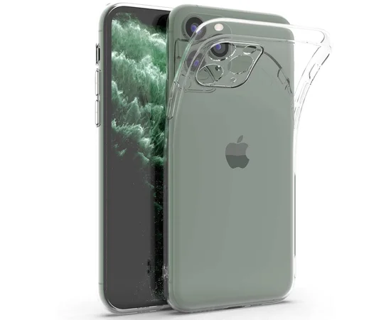TPU чехол Ultrathin Soft Cover для Apple iPhone 11 Pro Max (6.5") Прозрачный