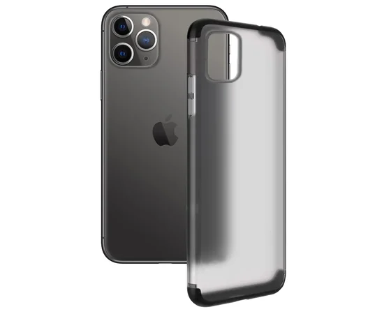 Матовая PC накладка GKK LikGus 360 градусов для Apple iPhone 11 Pro Max (6.5") Черный