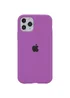 Чехол Silicone case (A) (с закрытым низом) для Apple iPhone 11 Pro Max (6.5") Фиолетовый / Grape