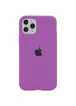 Чехол Silicone case (A) (с закрытым низом) для Apple iPhone 11 Pro Max (6.5") Фиолетовый / Grape