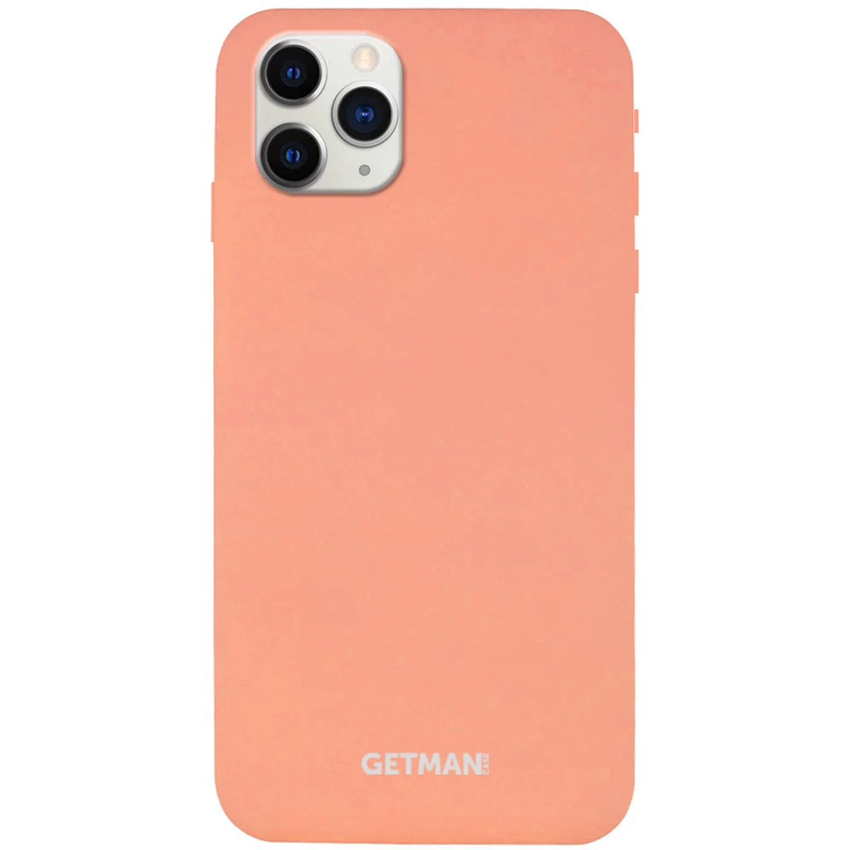 Чехол Silicone Case GETMAN for Magnet для Apple iPhone 11 Pro Max (6.5") Розовый / Flamingo