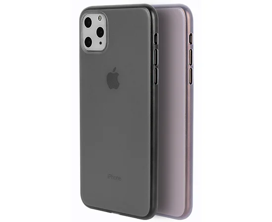 TPU чехол G-Case Colourful series для Apple iPhone 11 Pro Max (6.5") Бесцветный / Черный