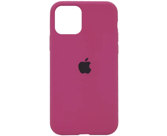 Чохол Silicone Case Full Protective (AA) для Apple iPhone 11 Pro Max (6.5 ") Малиновий / Dragon Fruit