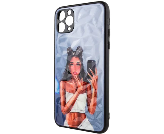 TPU+PC чехол Prisma Ladies для Apple iPhone 11 Pro Max (6.5") Black in White