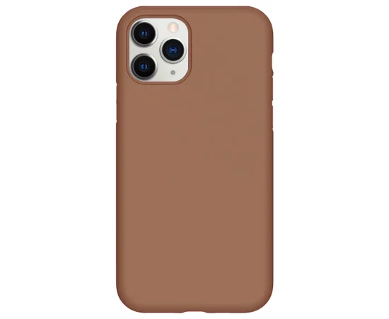 Силиконовый чехол Epic матовый soft-touch для Apple iPhone 11 Pro Max (6.5") Коричневый