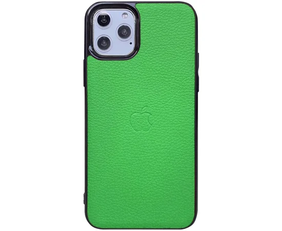 Кожаная накладка Epic Vivi Logo series для Apple iPhone 11 Pro Max (6.5") Зеленый