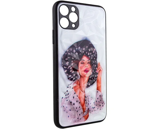TPU+PC чехол Prisma Ladies для Apple iPhone 11 Pro Max (6.5") Girl in a hat