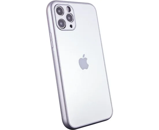 TPU+Glass чехол Matte Candy Full camera для Apple iPhone 11 Pro Max (6.5") Белый