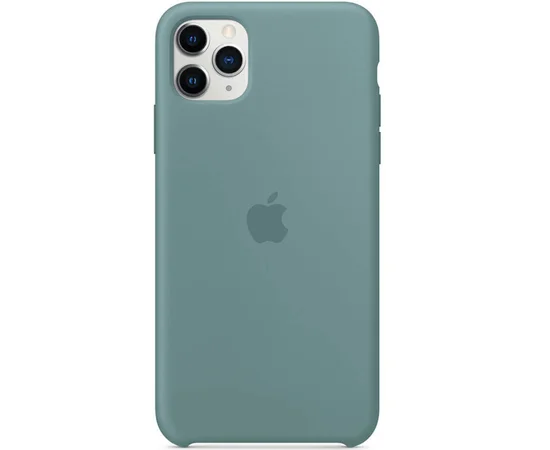 Чехол Silicone case (AAA) для Apple iPhone 11 Pro Max (6.5") Зеленый / Cactus