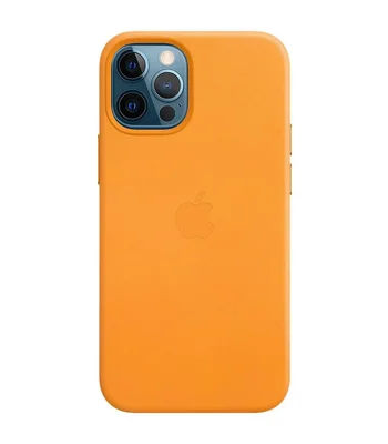 Кожаный чехол Leather Case (AAA) для Apple iPhone 11 Pro Max (6.5") Yellow