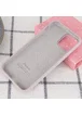 Чохол Silicone case (A) (з закритим низом) для Apple iPhone 11 Pro Max (6.5 ") Сірий / Lavender