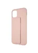Чехол Silicone Case Hand Holder для Apple iPhone 11 Pro Max (6.5") Розовый / Pink Sand