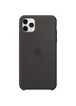 Чехол Silicone case (AAA) для Apple iPhone 11 Pro Max (6.5") Черный / Black