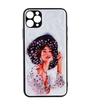 TPU+PC чохол Prisma Ladies для Apple iPhone 11 Pro Max (6.5") Girl in a hat