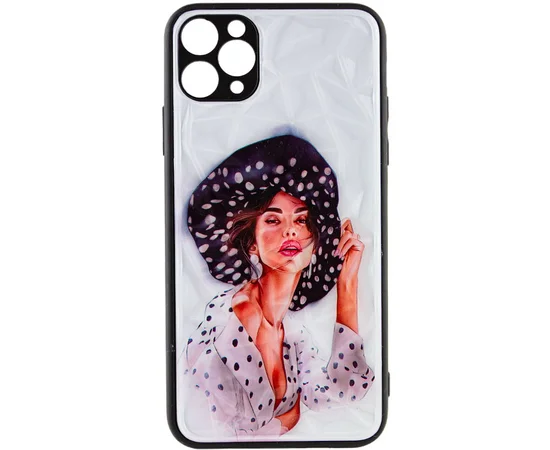 TPU+PC чехол Prisma Ladies для Apple iPhone 11 Pro Max (6.5") Girl in a hat