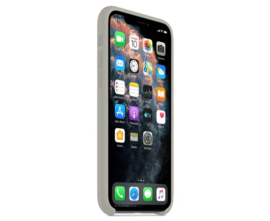 Силиконовый чехол Soft cover для Apple iPhone 11 Pro Max (6.5") Серый / Grey