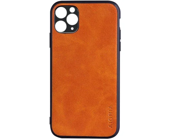 Кожаный чехол AIORIA Vintage для Apple iPhone 11 Pro Max (6.5") Коричневый
