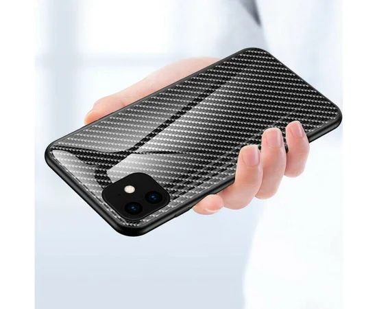 TPU+Glass чехол Twist для Apple iPhone 11 Pro Max (6.5") Черный