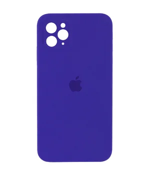 Чохол Silicone Case Square Full Camera Protective (AA) для Apple iPhone 11 Pro Max (6.5 ") Фіолетовий / Ultra Violet