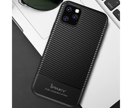 TPU чехол iPaky Musy Series для Apple iPhone 11 Pro Max (6.5") Черный