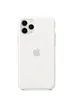 Чехол Silicone case (AAA) для Apple iPhone 11 Pro Max (6.5") Белый / White