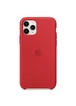 Чехол Silicone case (A) для Apple iPhone 11 Pro Max (6.5") Красный / Red