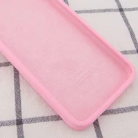 Чехол Silicone Case Square Full Camera Protective (AA) для Apple iPhone 11 Pro Max (6.5") Розовый / Light pink
