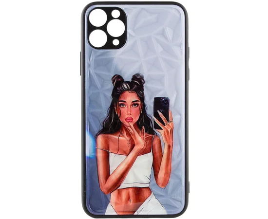 TPU+PC чехол Prisma Ladies для Apple iPhone 11 Pro Max (6.5") Black in White